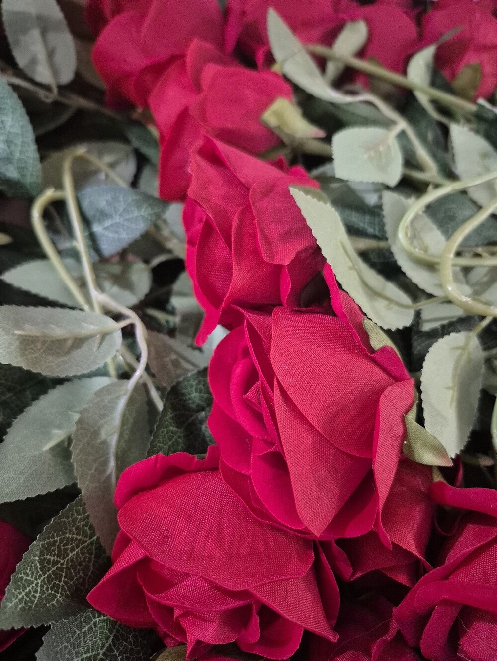Red Artificial Roses - Picture 3 of 4
